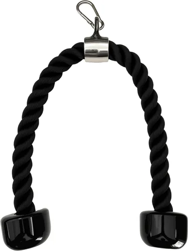 Miniatura 3 de Accesorios para cable de cuerda de tríceps, accesorios para máquina de cables para gimnasio en casa, cuerda de tríceps de 27 pulgadas para fijación