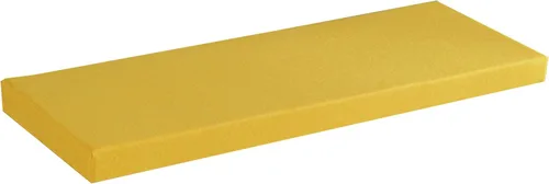 Miniatura 10 de Elegante cojín de banco de color sólido con lazos, cojín antideslizante para banco de interiores y exteriores, cojín de muebles de patio, cojín