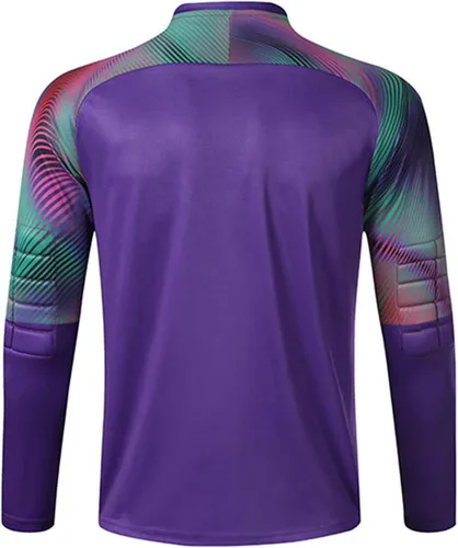 Miniatura 38 de TiaoBug Kids Boys Gladiator Goalkeeper Jersey Padded Goalie Shirt Soccer Jersey Sports Team Training Uniforms