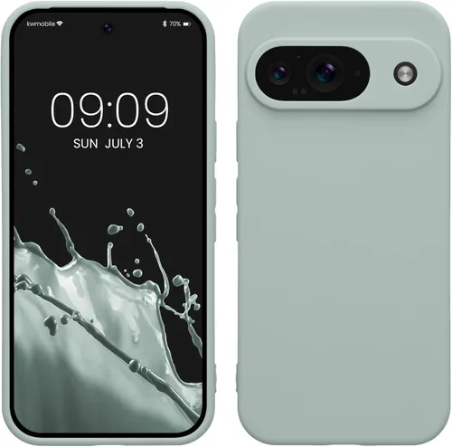 Miniatura 209 de kwmobile Funda compatible con Google Pixel 9 Pro - Funda protectora delgada de TPU para teléfono - Acabado mate suave - Negro mate