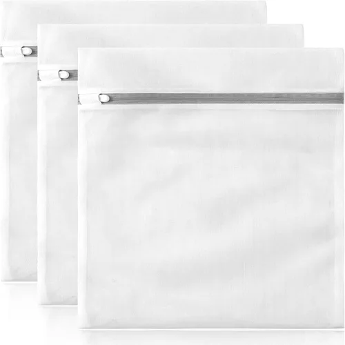 Pack de 3 bolsas de malla XXL de MDSXO - Bolsa grande y duradera para lavar prendas delicadas en la lavadora para chaquetas, cortinas, jeans, 61 *