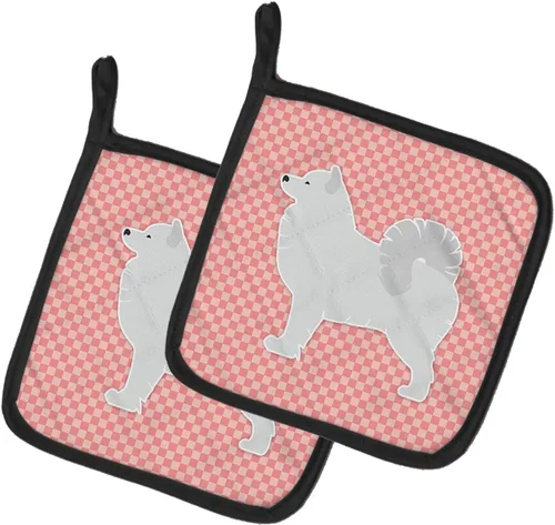 Miniatura 190 de Caroline's Treasures BB3567PTHD - Juego de soportes para ollas de cocina resistentes al calor, almohadillas calientes para cocinar, hornear, Copo