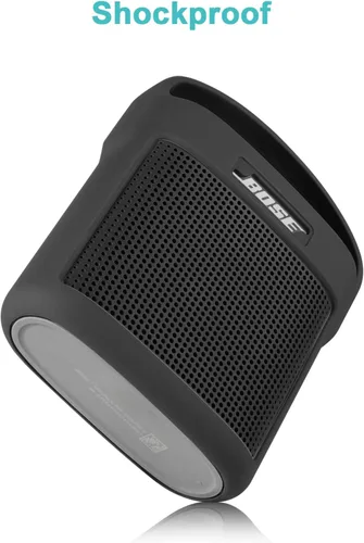 Miniatura 4 de Funda protectora de silicona con asa compatible con Bose SoundLink Color Speaker II (gris oscuro)