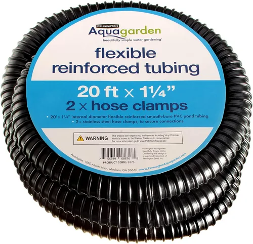 Miniatura 7 de Pennington Aquagarden Aquagarden - Estanque reforzado flexible, 20 pies x 1 pulgada de diámetro interior, tubo de PVC de calibre liso, incluye 2