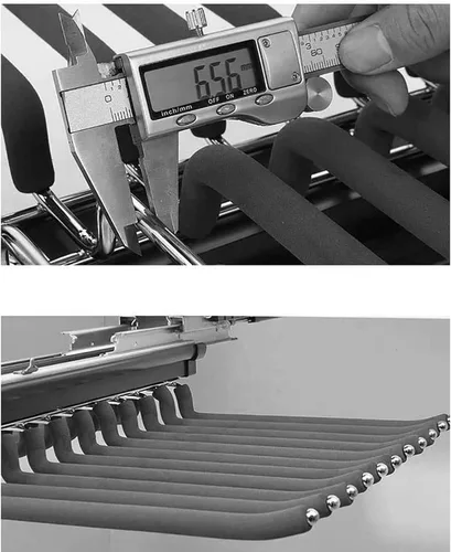 Miniatura 6 de Barra extensible extraíble para armario, soporte organizador de ropa ajustable, perchero extraíble con amortiguador, soporte extensible