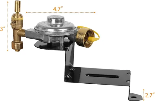 Miniatura 3 de Regulador de válvula de parrilla de gas para Weber serie Q1000/1200, reemplazo del regulador de gas para Weber 64866 51060001 Piezas del regulador