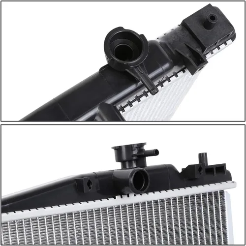 Miniatura 4 de DNA Motoring OEM-RA-2354 2354 Radiador de aluminio compatible con Honda Civic 01-05 1.7L AT, 25-7/8 pulgadas de ancho x 13-3/4 pulgadas de alto x