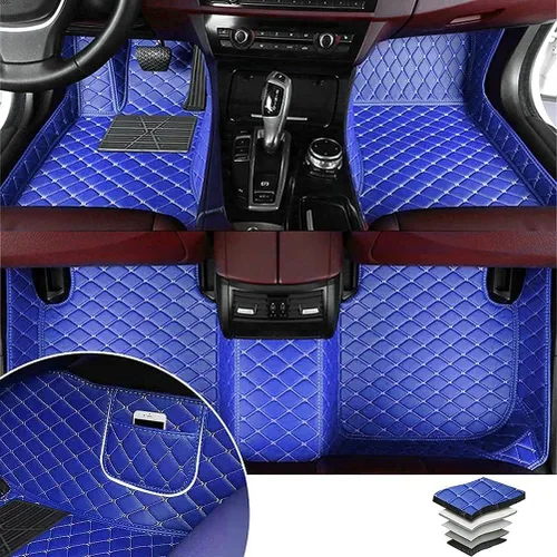 Miniatura 32 de Alfombras para todo tipo de clima de TAHALI - Alfombrillas impermeables, antideslizantes, de cuero para automóviles, SUV, camiones - Proteja