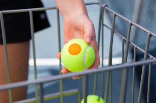 Miniatura 8 de Gamma Orange 60 and Green 78 Dot Training Tennis Balls for Kids & Beginners, Low-Compression Core Reduces Speed & Bounce, Great for Tennis Practice