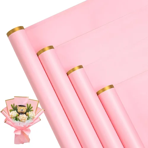 Miniatura 24 de RUSPEPA 20 Hojas de Papel para Envolver Flores, Papel para Envolver Ramos Florales Impermeable, Papel de Embalaje para Suministros de Floristería