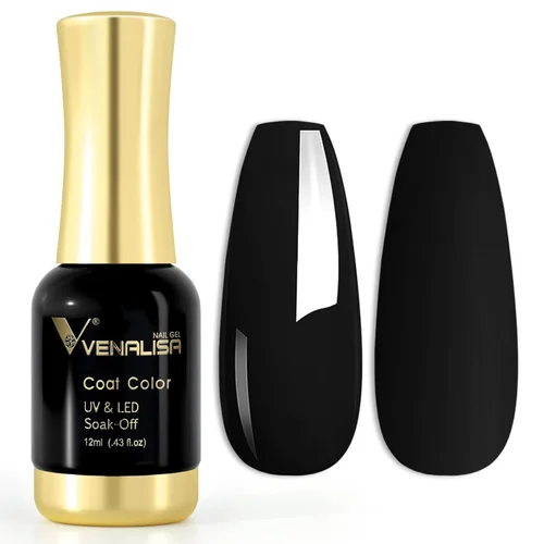 VENALISA - Esmalte de uñas en gel, 0.4 onzas fluidas (12 ml) color púrpura vórtice, gel semipermanente, para manicura en casa de arte en uñas,