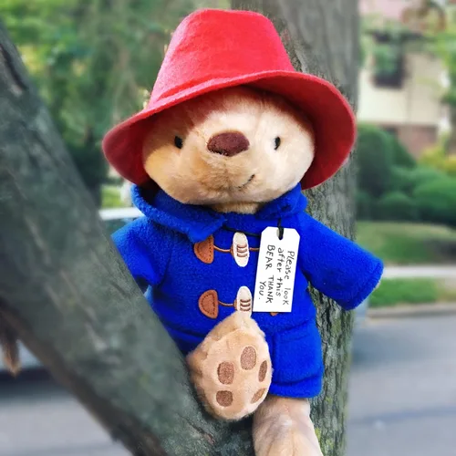Miniatura 4 de YOTTOY Colección Paddington Bear Peluche clásico de oso Paddington sentado - 8.5 pulgadas de alto