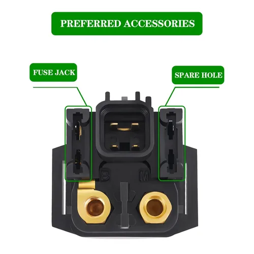 Miniatura 3 de Road Passion Relé solenoide de arranque para Yamaha Raptor 700 YFM700 2006-2012 Raptor 700R YFM700R 2008 2009 2010 2011 2012