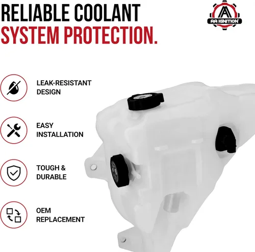 Miniatura 2 de Tanque de depósito de refrigerante de repuesto – Compatible con vehículos Freightliner – Cascadia, Century Class, Columbia, Coronado, FLD020SD, M2