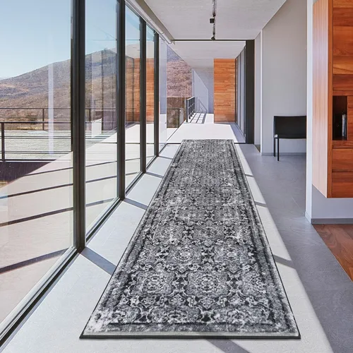 Miniatura 49 de Vaukki - Alfombra de pasillo, suave y peluda, alfombra antideslizante lavable, para lavandería, cocina, granja, baño, entrada y dormitorio