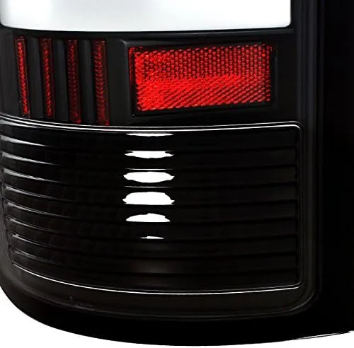 Miniatura 6 de AKKON - Para 07-13 Sierra 1500 07-14 Sierra 2500 3500 HD Camioneta Pickup Negras Luces Traseras G2 LED Faros de Freno en Pareja