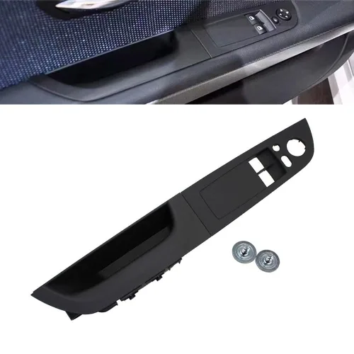 Miniatura 11 de Cubierta del interruptor de elevación de la ventana del lado del conductor del lado izquierdo del conductor, panel de botón de control de elevador