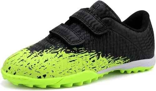 brooman Zapatos de fútbol para niños y niñas, zapatos de fútbol para interiores