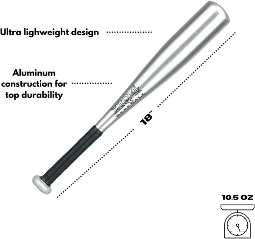 Miniatura 2 de Markwort Bate de entrenamiento de aluminio de una mano de 18 pulgadas