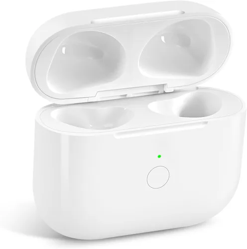 Funda de carga inalámbrica compatible con AirPod de 4ª generación, funda de cargador Air Pod 4 de repuesto con botón de sincronización de