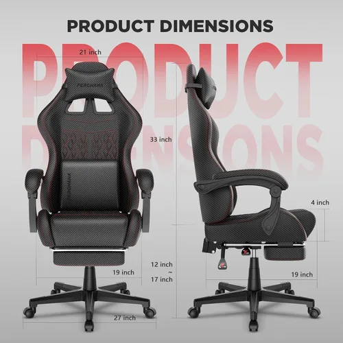 Miniatura 3 de Ferghana Silla vintage de piel sintética para juegos, silla ergonómica para jugadores con masaje, silla de oficina de computadora con respaldo alto