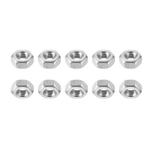 Miniatura 16 de DTGN Tuercas hexagonales M1.0.236x0.014 in (DxP), paquete de 25, buenas para reparación de garaje en casa, tuercas hexagonales de acero inoxidable