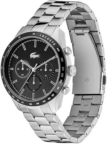 Miniatura 4 de Lacoste Boston - Reloj de cuarzo para hombre con correa de acero inoxidable plateado 20 modelo 2011079 plateado Reloj de cuarzo cronógrafo