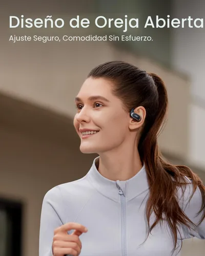 Miniatura 2 de SHOKZ OpenFit Air - Auriculares de oreja abierta, auriculares verdaderamente inalámbricos, resistentes al agua, ganchos seguros para uso diario