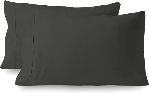 Miniatura 44 de Juego de cama de 5 piezas, 100% algodón egipcio de 600 hilos, fundas de almohada y sábana bajera con bolsillo extra profundo, ropa de cama suave
