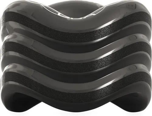 Miniatura 4 de Ruedas Shark Wheel de 72 mm para longboard de crucero, fórmula DNA, juego de 4 ruedas Negro con azul