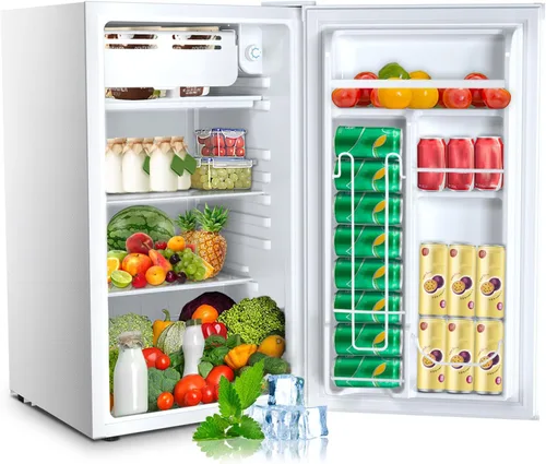 Miniatura 12 de Electactic Refrigerador compacto de 2.56 pies cúbicos con puerta individual reversible, NEGRO