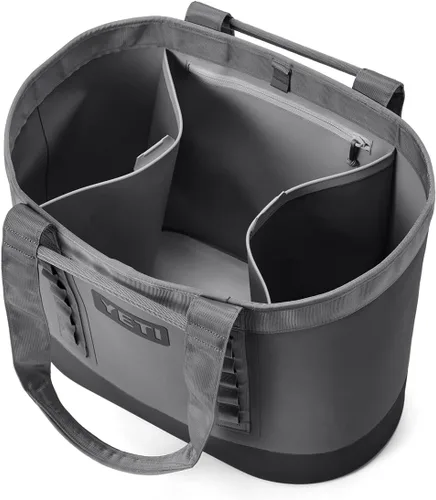 Miniatura 4 de YETI Camino 50 Carryall con divisores internos, utilidad multiusos, bolsa de mano para barco y playa, duradera, impermeable Gris (Storm Gray)