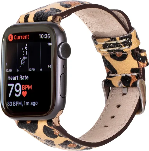 Miniatura 10 de HARDISTON Correas de reloj compatibles con Apple 38mm 40mm 41mm 42mm 44mm 45mm 49mm para hombres y mujeres, pulsera de cuero genuino hecha a mano