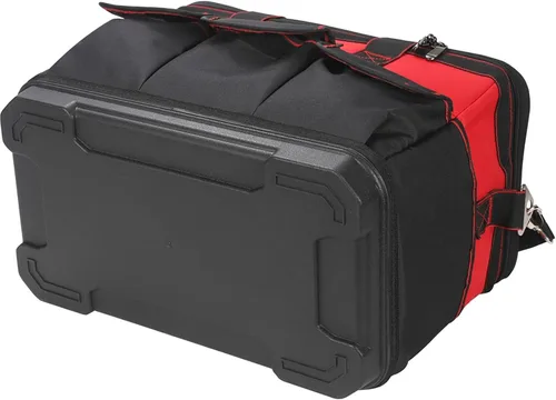Miniatura 5 de Bolsa de herramientas de 17 pulgadas con correa de hombro ajustable, bolsas de herramientas de boca ancha, bolsa organizadora de herramientas