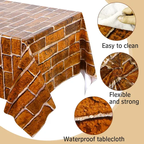 Miniatura 3 de Chuangdi Papel Tapiz de Pared de Piedra de Ladrillo Escenario de Pared de Piedra Decorador de Escena Hoja de Ladrillo Papel Tapiz Cortinas Puerta