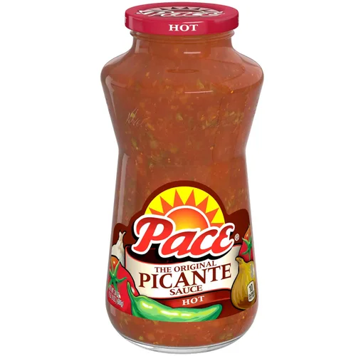 Miniatura 20 de Salsa picante caliente Pace, frasco de 16 oz