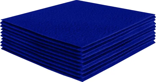 Miniatura 37 de FabricLA Hojas de fieltro acrílico para manualidades, cuadrados de fieltro precortados suaves de 4 x 4 pulgadas (3.9 in x 3.9 in), utiliza hojas