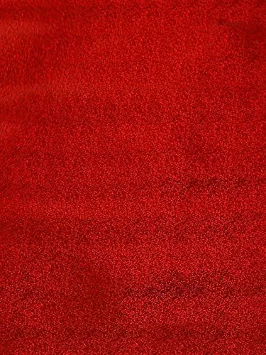 Fabric Empire Tela brillante con holograma de vinilo rojo brillante de 54 pulgadas de ancho vendido por The Yard