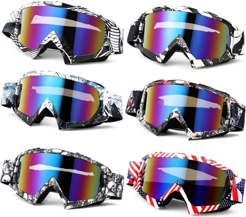 Miniatura 7 de Dunzy Gafas de motocross para motocicleta, ATV, motocross, para adultos, hombres y mujeres