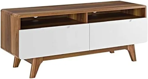 Miniatura 6 de Modway Origin Mid-Century - Mueble moderno para TV de 47 pulgadas, color gris natural