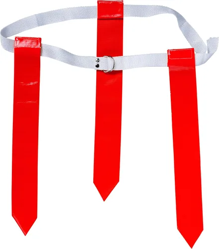 Miniatura 7 de Set de fútbol con bandera para 12 jugadores - Incluye cinturones y banderas duraderas, conos, bolsa de frijoles, mochila para transportar y balón
