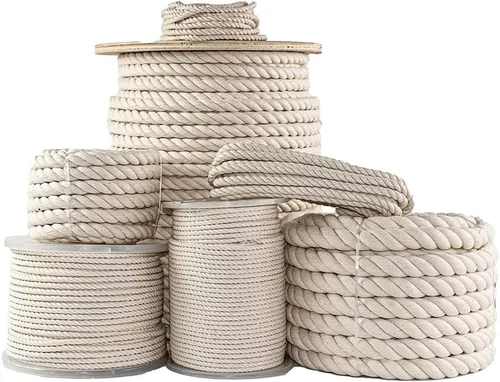 Cuerda tranzada de 100 % algodón SGT KNOTS en rollos de 3/16 pulgadas, 7/32 pulgadas, 1/4 pulgadas, 5/16 pulgadas, 3/8 pulgadas, 1/2 pulgadas, 5/8