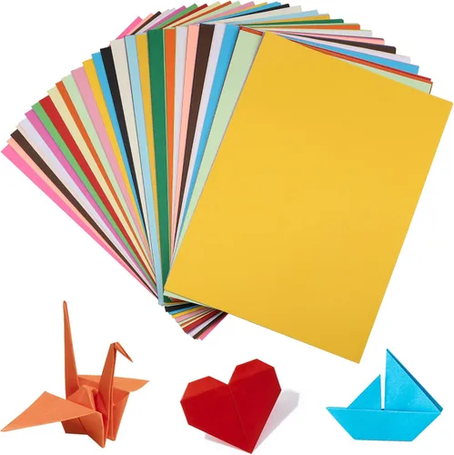 300 hojas de 20 colores, papel de copia A4, papel de origami para manualidades, manualidades, corte de papel (8.3 x 11.7 pulgadas)