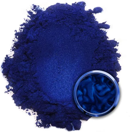 Miniatura 8 de Pigmentos Eye Candy Polvo de Mica Azul Premium - Aoi Hi Blue (50gr) - para Epoxi, Resina, Jabón, Pintura, Carpintería, Vaciado de Acrílico, Bombas