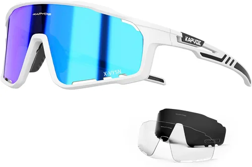 Miniatura 11 de KAPVOE Gafas de Ciclismo Polarizadas para Hombres y Mujeres MTB Bicicleta Montaña TR90 Gafas Deportivas para Correr Bicicleta K76 a09