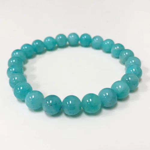 Miniatura 394 de Gem Avenue Handmade Round Bead Stretch Bracelet Unisex Natural Stone Beaded Jewelry for Men & Women, Elastic Wristband for Daily Wear