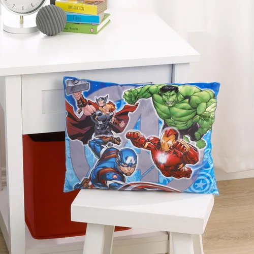 Miniatura 4 de Marvel The Avengers I Am A Hero - Almohada decorativa azul, verde y roja