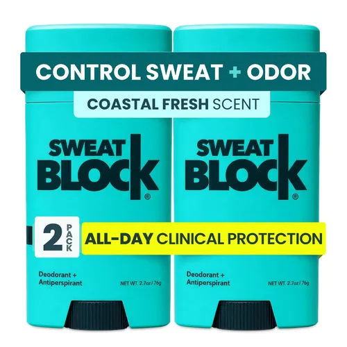Miniatura 10 de SweatBlock Desodorante Antitranspirante para Mujeres y Hombres 48 Horas de Alta Protección contra el Sudor y el Olor Sin Irritación