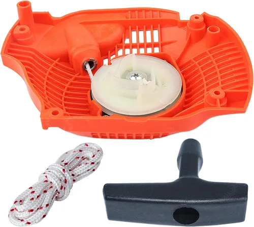 Miniatura 3 de Para motosierra Husqvarna 445 450, conjunto de arranque, 544071604 505305125 537232501
