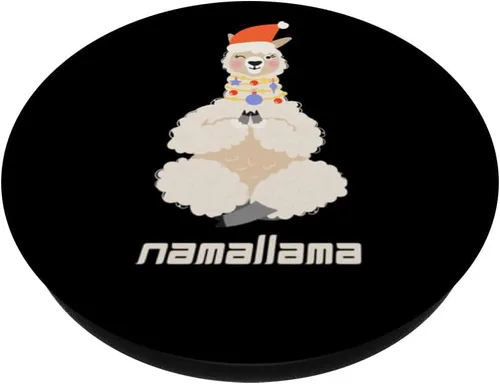 Miniatura 2 de Navidad Llama Yoga Poses Nama Llama Yogi PopSockets MagSafe PopGrip para iPhone